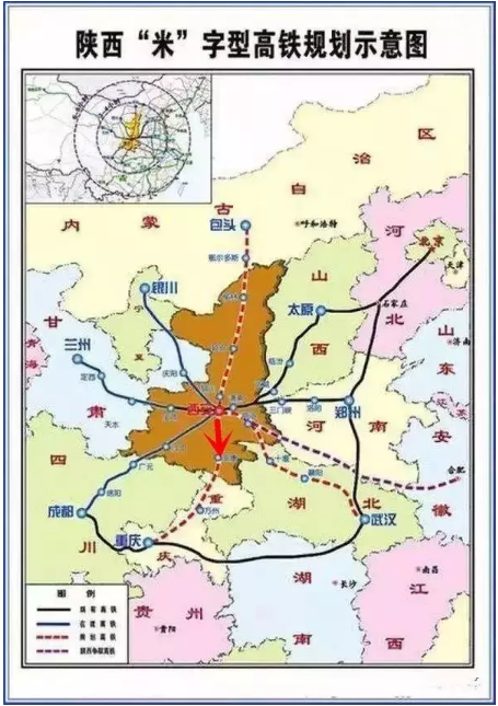 西康高铁主体工程包括正线(西安至安康)及引入西安枢纽联络线工程,正