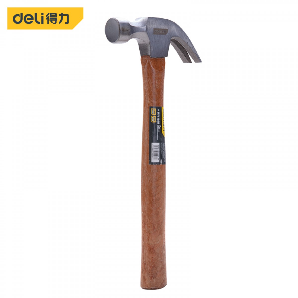 得力 DL5250 得力木柄羊角锤0.5