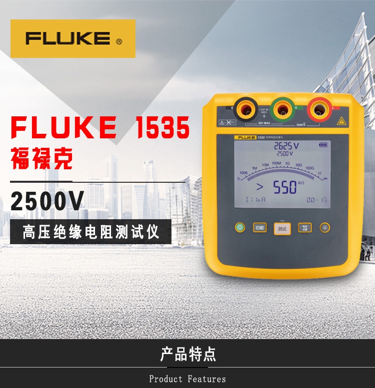 FLUKE F1535 数字式绝缘摇表