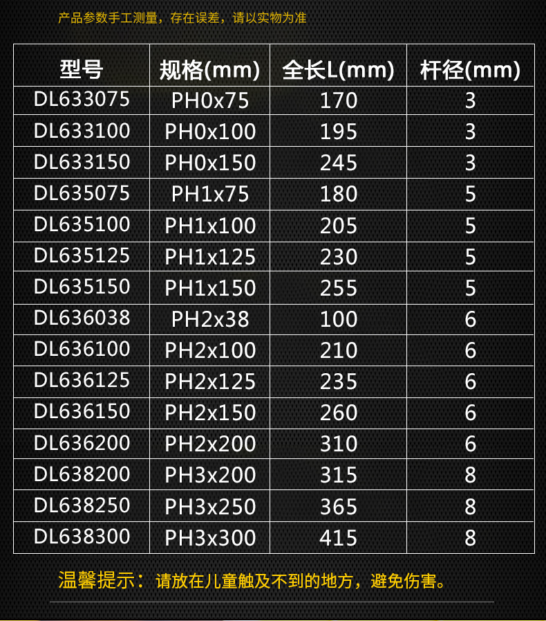 得力 DL635150＋ 得力鱼雷柄旋具5＊150“＋”