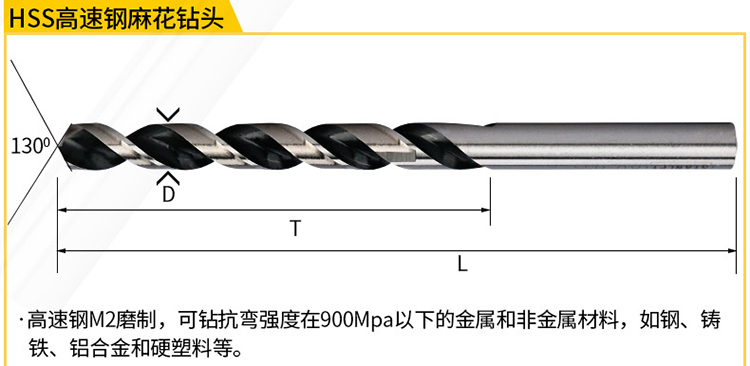 史丹利 95-203-23 HSS高速钢麻花钻头2.5mm(x10)