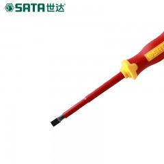 世达 61322 T系列双色柄一字绝缘螺丝批 3x100MM