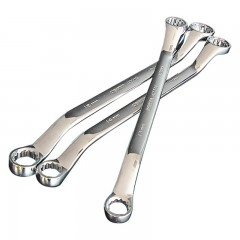 世达 42202 全抛光40度双梅花扳手10x12MM