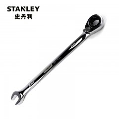 史丹利 89-474-1L-22 公制精抛光双向棘开两用快扳17mm