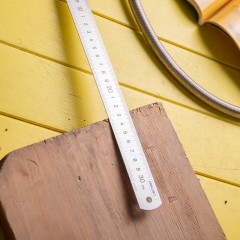 得力 DL8030 300MM钢直尺