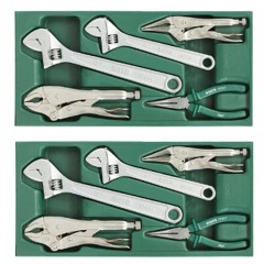 世达 9909 5件套扳手钳子工具托组套