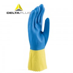 代尔塔(Deltaplus) 201330 双色乳胶手套