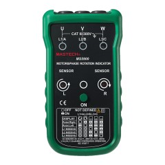 MASTECH华仪MS5900三相马达相序测试仪旋转方向指示仪 马达相序表
