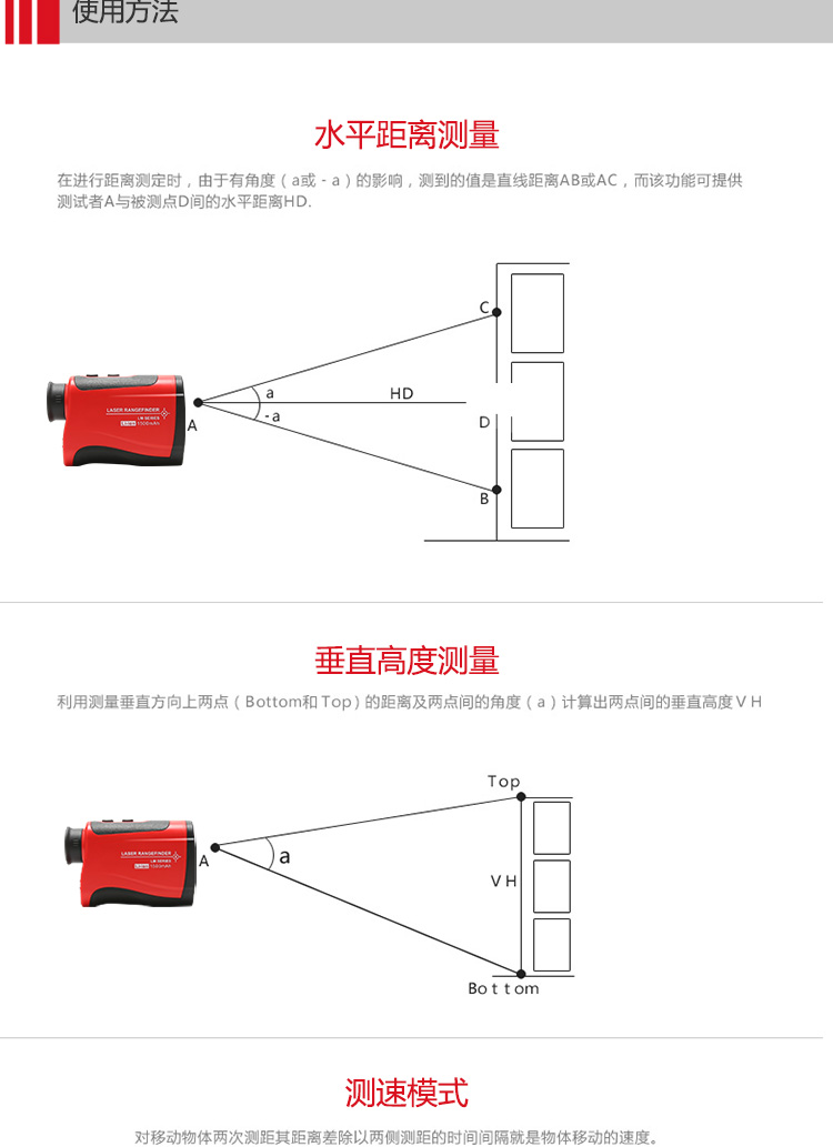 优利德 LM1200 测距仪