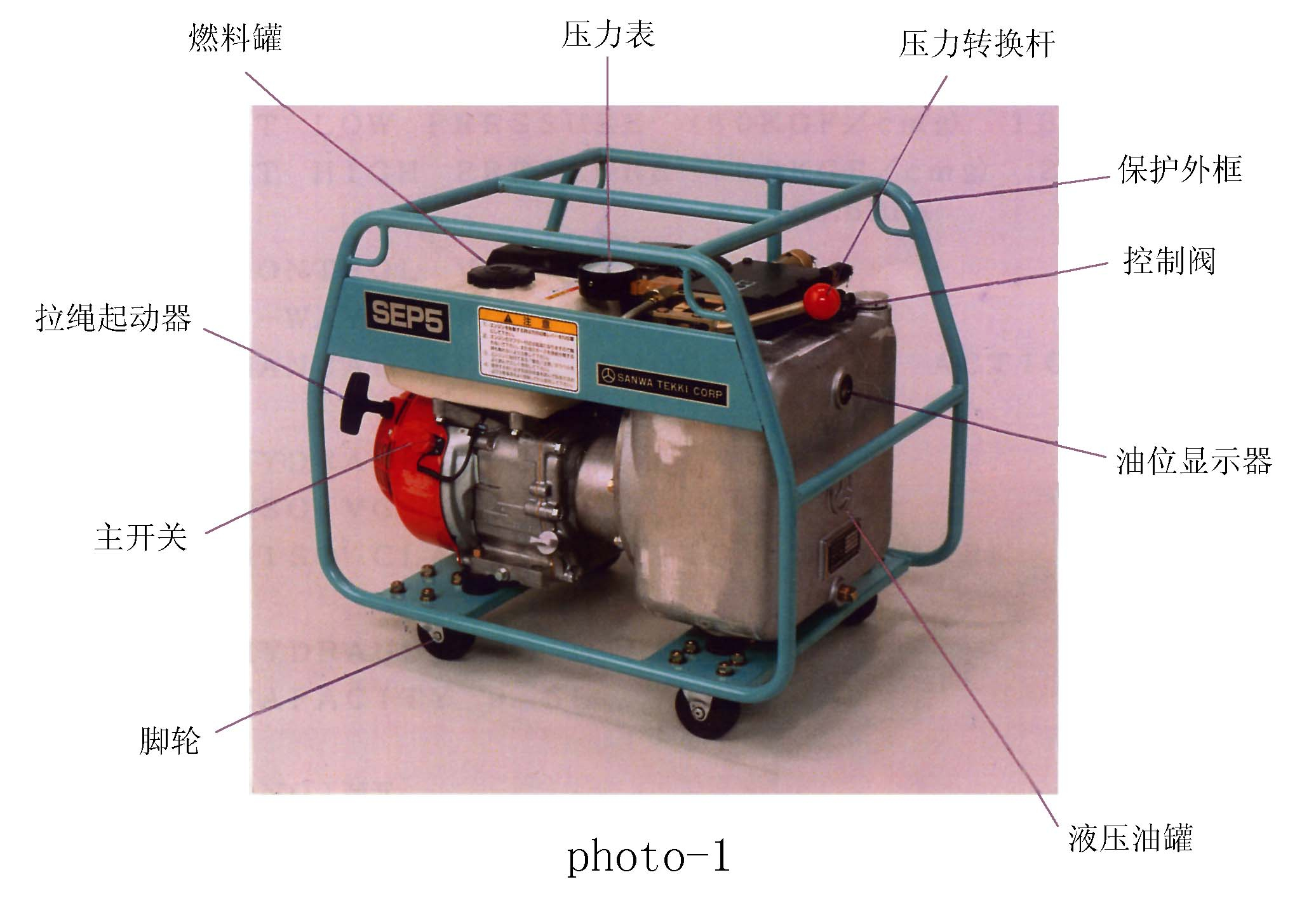 汽油机液压泵SEP5