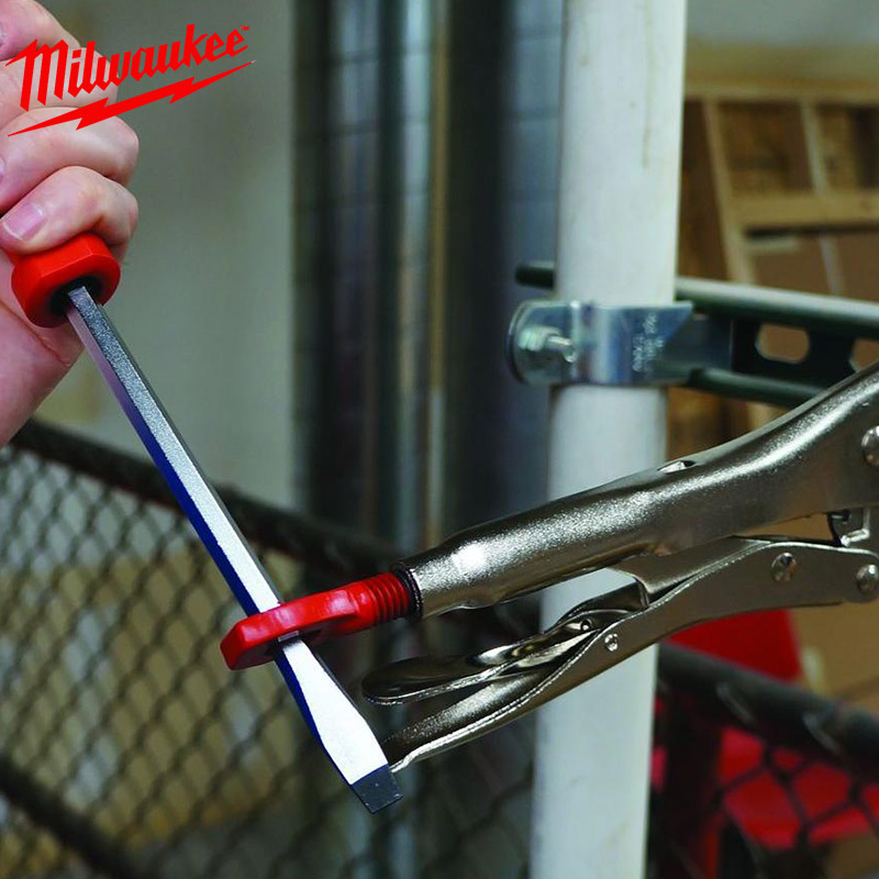 Milwaukee米沃奇工具快速牢靠焊接夹持钳10寸直口大力钳子48-22-3510