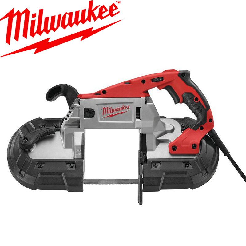 美国Milwaukee米沃奇电动工具手提式木匠带锯机金属带锯HBS120E